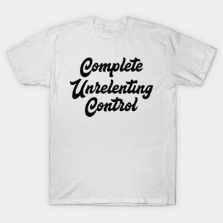 Jonah Hill Merch Complete Unrelenting Control T-Shirt